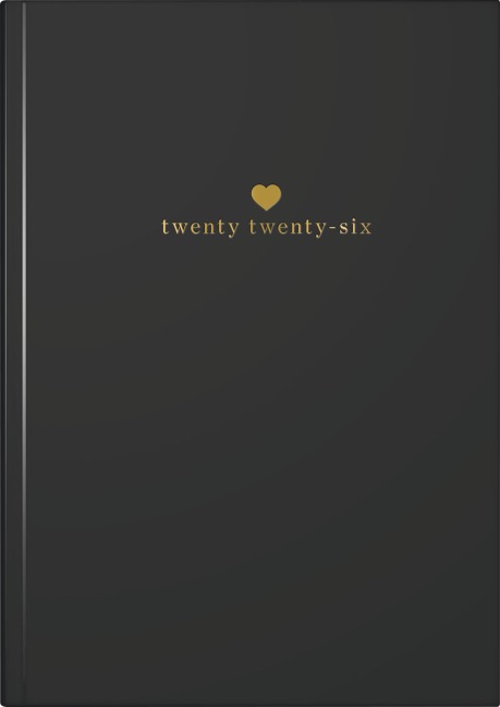 rido/idé 7028507016 | Buchkalender Young Line 2026 "Heart" | A5, Papier - 