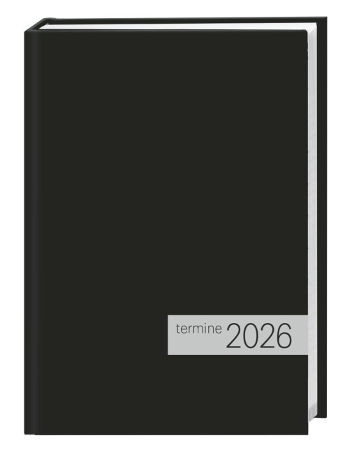 times&more Kalenderbuch schwarz 2026 - 