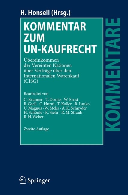 Kommentar zum UN-Kaufrecht - 