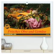 Cover-Bild zum Titel 'Frisches Obst und Gemüse (hochwertiger Premium Wandkalender 2026 DIN A2 quer), Kunstdruck in Hochglanz' von 'SchnelleWelten SchnelleWelten'