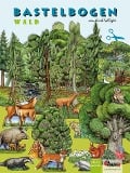 Cover-Bild zum Titel 'Wald Bastelbogen Bäume & Tiere zum Ausschneiden & Basteln aus Papier' von ''