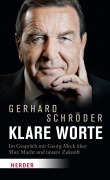 Cover-Bild zum Titel 'Klare Worte' von 'Gerhard Schröder'