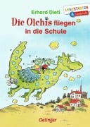 Cover-Bild zum Titel 'Die Olchis fliegen in die Schule' von 'Erhard Dietl'