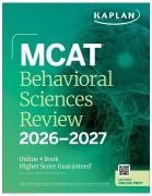 Cover-Bild zum Titel 'MCAT Behavioral Sciences Review 2026-2027' von 'Kaplan Test Prep'