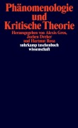 Cover-Bild zum Titel 'Phänomenologie und Kritische Theorie' von ''