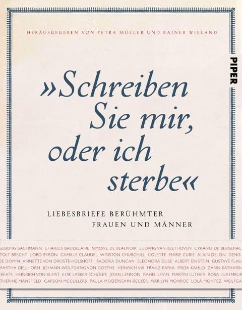 "Schreiben Sie mir, oder ich sterbe" - Petra Müller, Rainer Wieland