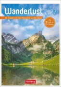 Cover-Bild zum Titel 'Wanderlust Wochen-Kulturkalender 2027 - 53 Touren von der Küste bis zu den Alpen' von 'Pröttel Michael'
