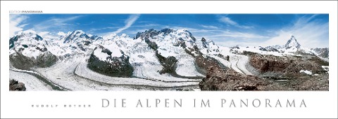 Die Alpen im Panorama - Rudolf Rother