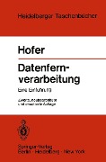 Datenfernverarbeitung - H. Hofer