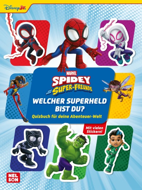 MARVEL Spidey und seine Super-Freunde: Welcher Superheld bist du? Quizbuch für deine Abenteuer-Welt - 
