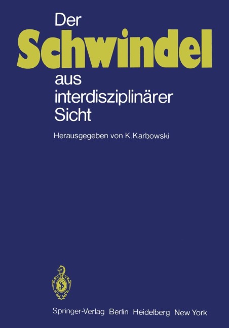 Der Schwindel aus interdisziplinärer Sicht - 