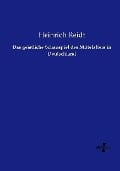 Cover-Bild zum Titel 'Das geistliche Schauspiel des Mittelalters in Deutschland' von 'Heinrich Reidt'