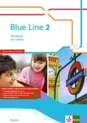 Cover-Bild zum Titel 'Blue Line 2. Workbook mit Audios Klasse 6. Ausgabe Bayern' von ''