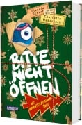 Cover-Bild zum Titel 'Bitte nicht öffnen: Das Adventskalenderbuch' von 'Claudia Scharf'