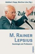 Cover-Bild zum Titel 'M. Rainer Lepsius' von ''