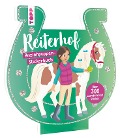 Cover-Bild zum Titel 'Anziehpuppen-Stickerbuch: Reiterhof' von 'Katja Rau'
