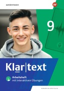 Cover-Bild zum Titel 'Klartext. Arbeitsheft 9 mit interaktiven Übungen. Differenzierende Ausgabe für Nordrhein-Westfalen' von ''