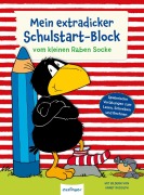 Cover-Bild zum Titel 'Der kleine Rabe Socke: Mein extradicker Schulstart-Block' von 'Nele Moost, Dorothee Kühne-Zürn'