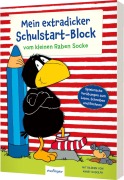 Cover-Bild zum Titel 'Der kleine Rabe Socke: Mein extradicker Schulstart-Block' von 'Nele Moost, Dorothee Kühne-Zürn'