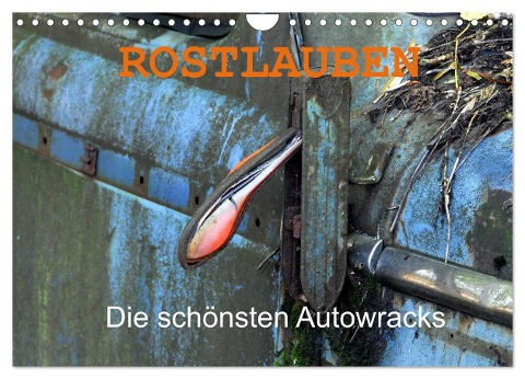 ROSTLAUBEN Die schönsten Autowracks (Wandkalender 2024 DIN A4 quer), CALVENDO Monatskalender - Ingo Laue
