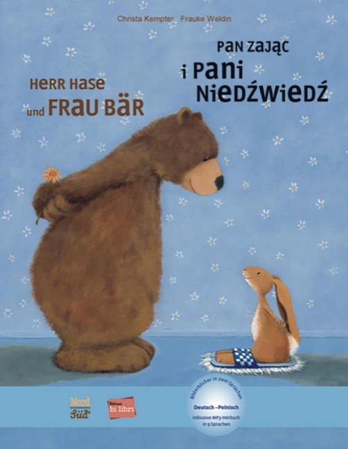 Herr Hase & Frau Bär. Kinderbuch Deutsch-Polnisch - Christa Kempter, Frauke Weldin