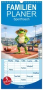 Cover-Bild zum Titel 'Familienplaner 2027 - Sportfrosch mit 5 Spalten (Wandkalender, 21 x 45 cm) CALVENDO' von 'Danny Elskamp'