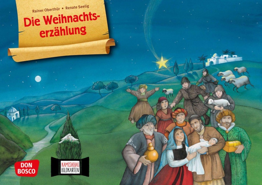 Die Weihnachtserzählung. Kamishibai Bildkartenset. - Rainer Oberthür