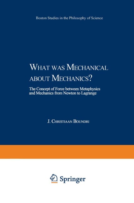 What was Mechanical about Mechanics - J. C. Boudri