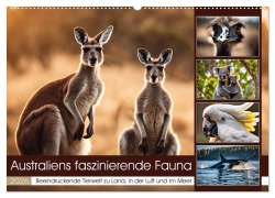 Cover-Bild zum Titel 'Australiens faszinierende Fauna (Wandkalender 2026 DIN A2 quer), CALVENDO Monatskalender' von 'Claudia Kleemann'