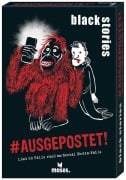 Cover-Bild zum Titel 'black stories #Ausgepostet!' von 'Tom Grimm'