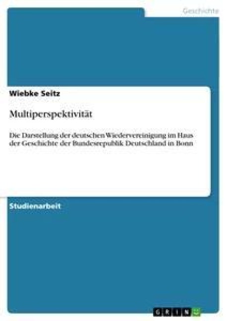 Multiperspektivität - Wiebke Seitz