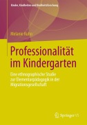Cover-Bild zum Titel 'Professionalität im Kindergarten' von 'Melanie Kuhn'