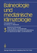 Cover-Bild zum Titel 'Balneologie und medizinische Klimatologie' von ''