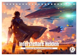 Cover-Bild zum Titel 'Interstellare Helden (Tischkalender 2026 DIN A5 quer), CALVENDO Monatskalender' von 'Kerstin Waurick'
