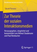 Cover-Bild zum Titel 'Zur Theorie der sozialen Interaktionsmedien' von 'Talcott Parsons'