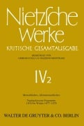 Cover-Bild zum Titel 'Menschliches, Allzumenschliches. Band 1, Nachgelassene Fragmente, 1876 bis Winter 1877-1878' von 'Friedrich Nietzsche'