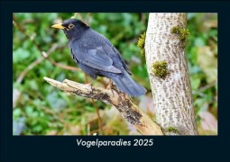 Cover-Bild zum Titel 'Vogelparadies 2025 Fotokalender DIN A5' von 'Tobias Becker'
