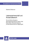 Cover-Bild zum Titel 'Lebenspartnerschaft und Kindschaftsrecht' von 'Mareike Dittberner'