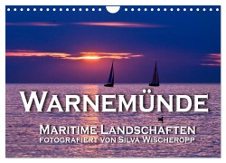 Cover-Bild zum Titel 'Warnemünde - Maritime Landschaften (Wandkalender 2026 DIN A4 quer), CALVENDO Monatskalender' von 'Silva Wischeropp'
