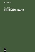 Cover-Bild zum Titel 'Immanuel Kant' von 'Otto Liebmann'