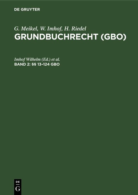 §§ 13-124 GBO - 