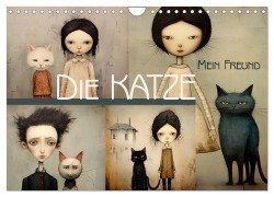 Cover-Bild zum Titel 'Die Katze - mein Freund (Wandkalender 2026 DIN A4 quer), CALVENDO Monatskalender' von 'Erich Krätschmer'