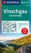 KOMPASS Wanderkarten-Set 670 Vinschgau / Val Venosta (3 Karten) 1:25.000 - 