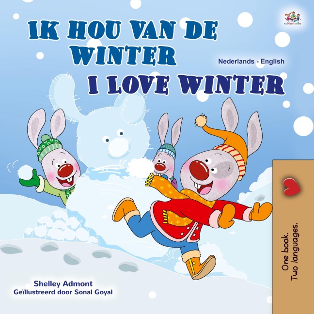 I Love Winter (Dutch English Bilingual Children's Book) - Shelley Admont, Kidkiddos Books