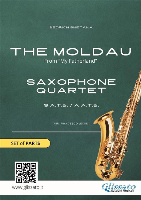 Saxophone Quartet: The Moldau (set of parts) - Bedrich Smetana