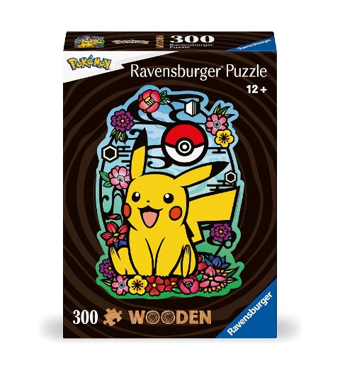 Wooden Puzzle 300 Teile - Pokémon Pikachu - 