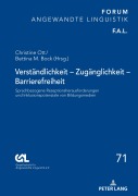 Cover-Bild zum Titel 'Verständlichkeit - Zugänglichkeit - Barrierefreiheit' von ''