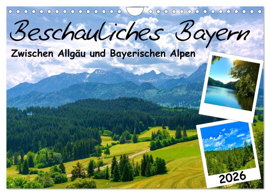 Beschauliches Bayern (Wandkalender 2026 DIN A4 quer), CALVENDO Monatskalender - Lost Plastron Pictures