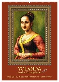 Yolanda in der Kunstgalerie (Wandkalender 2024 DIN A2 hoch), CALVENDO Monatskalender - Werner Braun