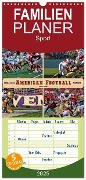 Familienplaner 2025 - American Football - athletisch und riskant mit 5 Spalten (Wandkalender, 21 x 45 cm) CALVENDO - Peter Roder